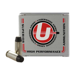 Underwood Ammo Black Cherry Hard Cast 10mm Auto 200gr Flat Nose 20rd Nickel Plated Brass Case erwood Black Cherry Hard Cast 10mm Auto 200gr Flat Nose 20rd Nickel Plated Brass Case Ammo