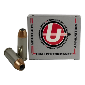 erwood 10mm Auto 150gr Jacketed Hollow Point 20rd Nickel-Plated Brass Case Ammo