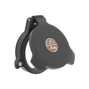 Leupold 58755 Alumina Scope Cover Matte Black Aluminum 28mm Objective Screw On Mount Flip Open - Leupold / Redfield
