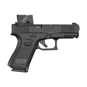 Glock Glock 19 Gen 5, Semi-Automatic 9mm Pistol, COA Aimpoint Optic, Front Serrations, Flared Magwell, Ambidextrous Slide Release, 10+1, 4.02\" Barrel, Black - $999.99 at Classic Firearms