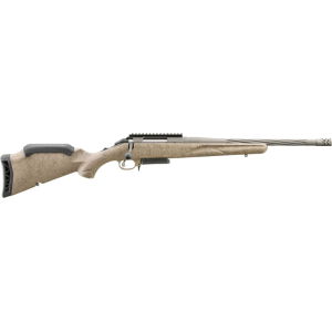Ruger Ruger 46928 American Ranch Gen II Full Size 3.1\"\\s16.10\" Cobalt Cerakote Spiral Threaded Barrel, Picatinny Rail Steel Receiver, Flat Dark Earth Splatter Adj Comb Synthetic Stock - $554.67 at Classic Firearms