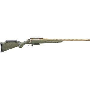 Ruger Ruger 46934 American Predator Gen II Full Size 3.1\"\\s 22\" Burnt Bronze Cerakote Threaded Barrel, Picatinny Rail Steel Receiver, Green Splatter Adjustable Synthetic Stock - $554.67 at Classic Firearms