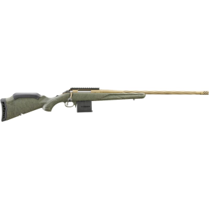 Ruger Ruger 46941 American Predator Gen II 10+1 22\" Burnt Bronze Cerakote Threaded Barrel, Picatinny Rail Steel Receiver, Green Splatter Adjustable Synthetic Stock - $566.22 at Classic Firearms