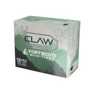 t Scott Munitions 9MM115SCVFNCD Claw Defense 9mm 115 GR 20 Per Box Ammo