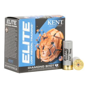 t Elite Low Recoil Training 12 Gauge 2.75 7/8 Oz #8 Shot 25 Rounds Brass-Plated Steel Case Ammo
