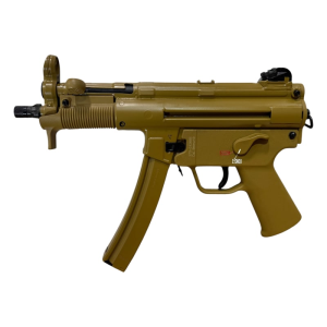Heckler And Koch HK 81001076 SP5K-PDW RAL8000 30+1 4.53\" Black Navy-Style Threaded Barrel, Flat Dark Earth Earth Cerakote Steel Receiver & Frame, FDE Polymer Grip, 2 Magazines - $3249.00 at Classic Firearms