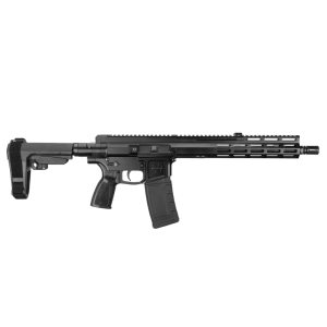 Foxtrot Mike 556 Gen 2 12.5\" pistol w/ A2 Flash Hider, Folding Adapter with SBA3 Brace, Thril Grip- 1 Magazine - FM15-223-G2-12.5M-2FSF - Foxtrot Mike