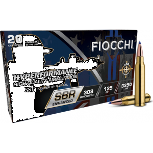 cchi 308SBRA Hyperformance 308Win 125 GR Super Shock Tip 20 Per Box Ammo