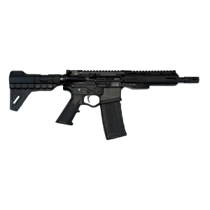 American Tactical Imports ATI Alpha Maxx Semi-Automatic AR-15 Pistol 8.5\" Barrel, M-LOK Handguard, 30 Round Magazine, Flip-Up Sights, Brace, Black, .300 Blackout - ATIGAX3007ML - $391.95 at Classic Firearms