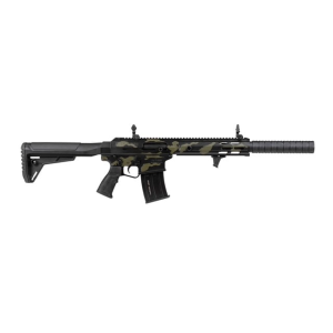 Panzer Arms Panzer Arms AR12 PRO-S Semi-Automatic 12 Gauge Shotgun, 18.5\" Barrel, 5+1 Capacity, MLOK Handguard, Ambi Controls, Multicam Black - PAAR12PROBMSF - $399.99 at Classic Firearms