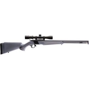 Cva CVA PR2119SCP Wolf w/Optic 24\" Blued Steel Barrel & Drilled & Tapped Steel Receiver, Fixed Stealth Gray Synthetic Stock, KonusShot 3-9x32mm - $393.78 at Classic Firearms