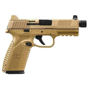 Fn FN 510 Tactical Handgun 10mm 10rd Mags (2) 4.71\" Threaded Barrel FDE NMS Night Sights - $1039.32 at Classic Firearms