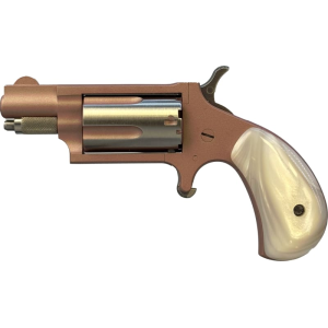 North American Arms North American Arms 22MSROSE Mini-Revolver #5 Shot 1.13\" Rose Gold Cerakote Stainless Steel Barrel & Frame, Rose Gold/Stainless Cylinder, White Pearlite Grip, Stainless Exposed Hammer, Revolver - $279.99 at Classic Firearms