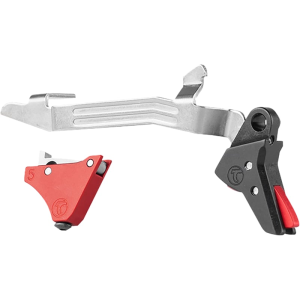 Timney Triggers Timney Alpha Competition Large Red Trigger Fits Glock Gen 5 Pistols - $132.05 at Classic Firearms