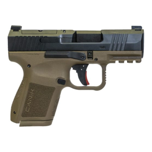 Canik Canik HG7651CABD-N Mete MC9Sub Compact, 9mm Semi-Auto Pistol, 3.18\" Bbl. Optic Ready, 2-10rd Mags, California Compliant - Black / FDE - $419.99 at Classic Firearms