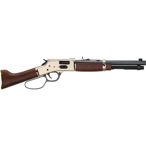 Henry Henry H006GML Mare\'s Leg Side Gate 44 Mag/44 Special 5+1 12.90\" Blued Octagon Barrel, Polished Hardened Brass Rec, American Walnut Furniture, Large Loop Lever, Adj. Sight - $985.03 at Classic Firearms