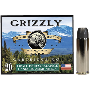 zzly High Performance 45 Colt P 335gr Wide Long Nose Gas Check 20rd Brass Case GC45C P14 Ammo