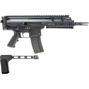 Fn FN Scar 15P, 300 Blackout, Semi-Automatic Pistol, 30rd Magazine, 7.5\" Barrel, Black, Picatinny Rail, Aluminum Receiver, SB Tactical Brace - 38101886 - $3249.99 at Classic Firearms