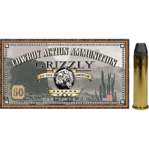 zzly Cowboy Action .357 Magnum 158gr Round Nose Flat Point 50 Rounds Brass Case GC357M8 Ammo