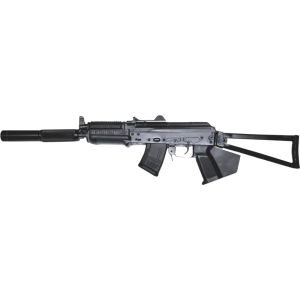 Riley Defense Inc RAK102KRINKCANCA Krink Can CA Compliant 10+1 8.50\" Black Nitride Threaded Barrel, Fixed Black Metal Stock, Black Polymer Stock, Pinned Faux Can