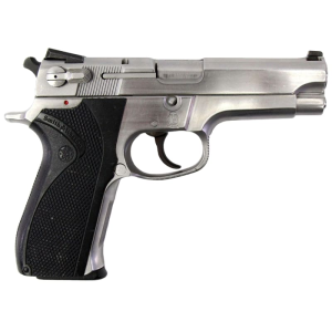 Smith & Wesson Smith & Wesson 5906 9mm 4\" Barrel, Semi-Auto Pistol, Rounded Trigger Guard, 15 Rd Mag. 3 Dot Sights, Law Enforcement Trade-In, Surplus Good Condition - $429.99 at Classic Firearms