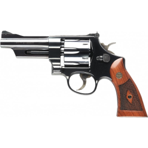 Smith & Wesson Smith & Wesson 150339 27 Classic DA/SA .357 4\" 6 Walnut Square Butt Blued Revolver - $1115.73 at Classic Firearms