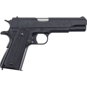 Auto Ordnance Auto-Ordnance 1911 Revolution Edition Pistol 45 ACP 5\" 7rd Single Action Distressed Midnight Blue Betsy Ross Engraving - $959.96 at Classic Firearms