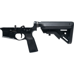 Faxon Sentry AR-15 Forged Lower Receiver Complete, Multi-Caliber, Rifle, 7075-T6 Aluminum, B5 Adjustable Stock, Tensioning Screw.