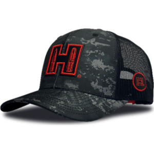 Hornady Trucker Cap Camo 6-Panel Mid-Crown Curved Bill Embroidered Patch Adjustable Closure - Hornady