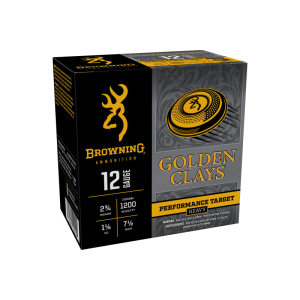 Browning Browning Ammunition Golden Clays 12 Gauge 2.75\" 1 1/8oz 7.5 Shot Shotshells - 25 rounds - BGC12M7 - $12.18 at Classic Firearms