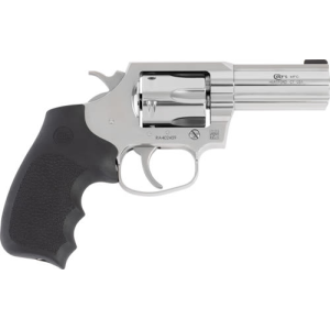 Colt King Cobra 3\" Revolver .357 Magnum 6rd Double/Single-Action Brushed Stainless Black Hogue Grips - Colt Defense