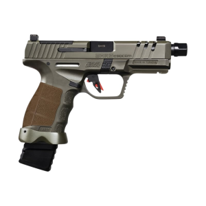 SAR USA SAR9 SOCOM Compact OD Green 9mm 4.7\" 15+1 Striker-Fired Pistol, Optics-Ready, Threaded Barrel - Sar Usa