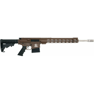 Great Lakes Firearms Great Lakes Firearms GL1065SS BUK AR10 Rifle 6.5 Creedmoor 20\" S/S Barrel10rdBuck Brown - $968.00 at Classic Firearms