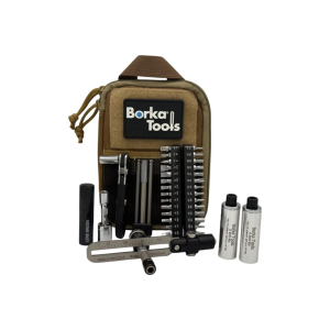 Pro-Shot Borka BCK-MX Combination Torque Driver Kit, Adjustable Torque Driver, 29 Chrome-Plated Bits.