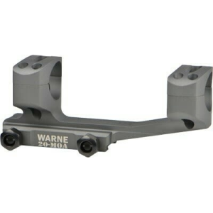 Warne Mounts LRSKEL34TG Extended Skeletonized 34mm MSR Scope Mount 20 MOA Tactical Gray - Warne Mfg