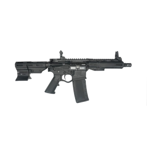 American Tactical Imports ATI Alpha Maxx Semi-Auto AR-15 Pistol 5.56 Nato/.223 Rem, 7.5\" Bbl, M-LOK Handguard, 30Rd Magazine, Flip-Up Sights, Brace, Black - ATIGAX5567MLTB - $364.71 at Classic Firearms