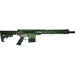 Great Lakes Firearms Great Lakes Firearms & Ammo GL10 GL10LBLK-BUNDLE Rifle .308 Win 16\" 10+1 Semi-Auto Threaded Barrel, Lichen Black, 5R Rifling - $968.00 at Classic Firearms