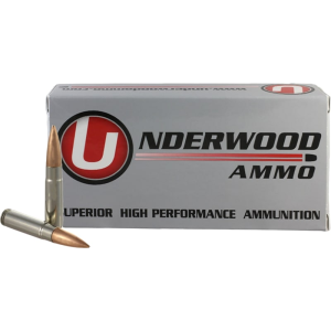 Underwood Ammo Underwood Match .300 AAC Blackout 220gr Hollow Point Boat Tail Nickel-Plated Brass Case 20 Rounds - $36.35 at Classic Firearms