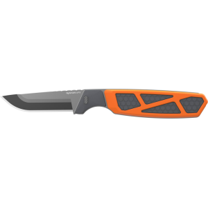 Outdoor Edge Razor APX Fixed Blade Knife, 3\" 420J2 Stainless Blade, Titanium-Coated Frame, APXS306C