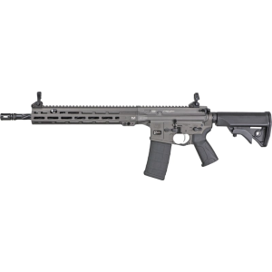 Lwrc International LWRC IC-MKII ICMKIIR5TG16 Rifle, 5.56 NATO, 16.1\" Spiral Fluted Barrel, 30+1, Semi-Auto, Tungsten Grey, Ambi Controls, Threaded Barrel - $2946.00 at Classic Firearms