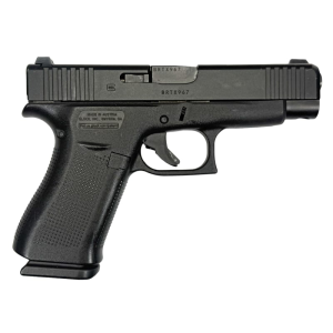 Glock Used Glock 48 Semi-Automatic Slim Line Pistol 9mm, (1) 10rd Magazine, Black Frame, Black nDLC Slide - LE Trade In, Very Good to Excellent Condition. - $369.99 at Classic Firearms