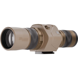 Sig Sauer Oscar6 HDX PRO SOO62001 16-32x60mm Spotting Scope, Image Stabilized, Straight, Roof Prism, FDE.