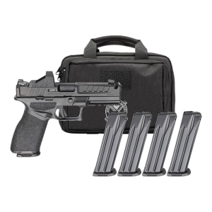 Springfield Springfield Armory Echelon 4.5F Comp Pistol 9mm 4.5\" Barrel 17/20rd Striker-Fired Optics-Ready Compensated Black. - $749.99 at Classic Firearms