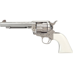 Taylors And Company Taylor\'s & Company 1873 Outlaw Legacy 357 Magnum 5.5\" Nickel Single Action Revolver - $771.38 at Classic Firearms