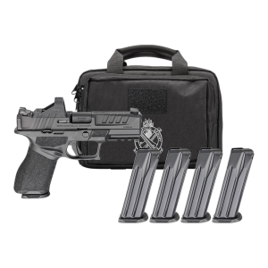 Springfield Springfield Armory Echelon 4.0C EC9409BLC-PAC Pistol 9mm 4\" 10+1 Optics-Ready Viridian RFX11 Sight Black - $719.00 at Classic Firearms