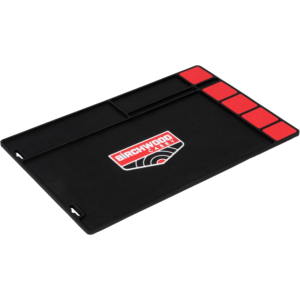 Birchwood Casey Pistol Cleaning Mat Rubber Black/Red 17\"x11\" Chemical Resistant 5 Magnetic Pads.