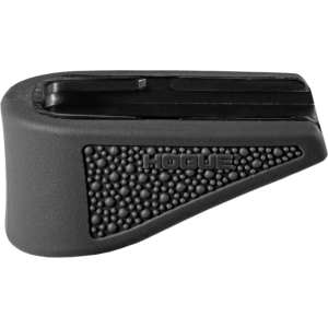 Hogue OverMolded Rubber Grip Extension Base Pad For Glock 43 6-Round Magazines, Black