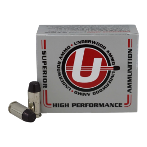 Underwood Ammo Underwood Ammo 40 S&W 200gr FN Hard Cast Flat Nose Ammunition - 20 rounds - $25.82 at Classic Firearms
