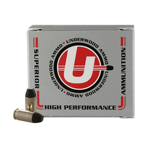 Underwood Ammo Underwood Ammo .380 ACP 100gr Black Cherry Coated Hard Cast Flat Nose Brass Case 20 Rounds - $20.09 at Classic Firearms