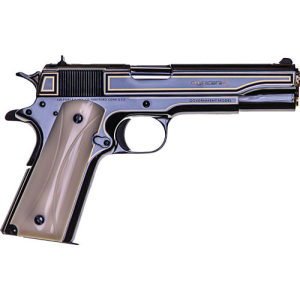Colt Defense Colt 1911 Raymond J Wielgus 1911C O911C-RJW Pistol .45 ACP 5\" Barrel 7+1 SA Blued Engraved Gold Accents - $2155.54 at Classic Firearms